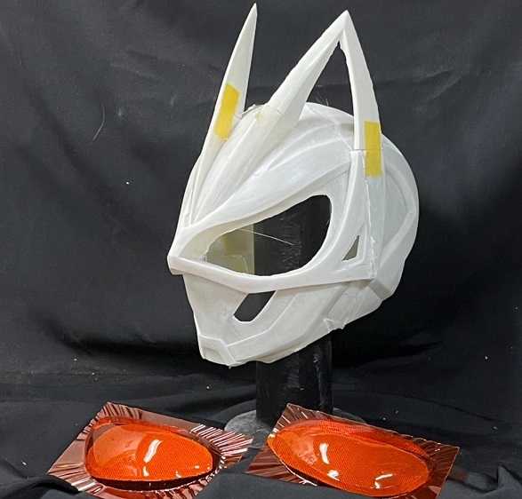 1/1 FRP マスク ヘルメット アトラク コスプレに 未完成品(コスプレ
