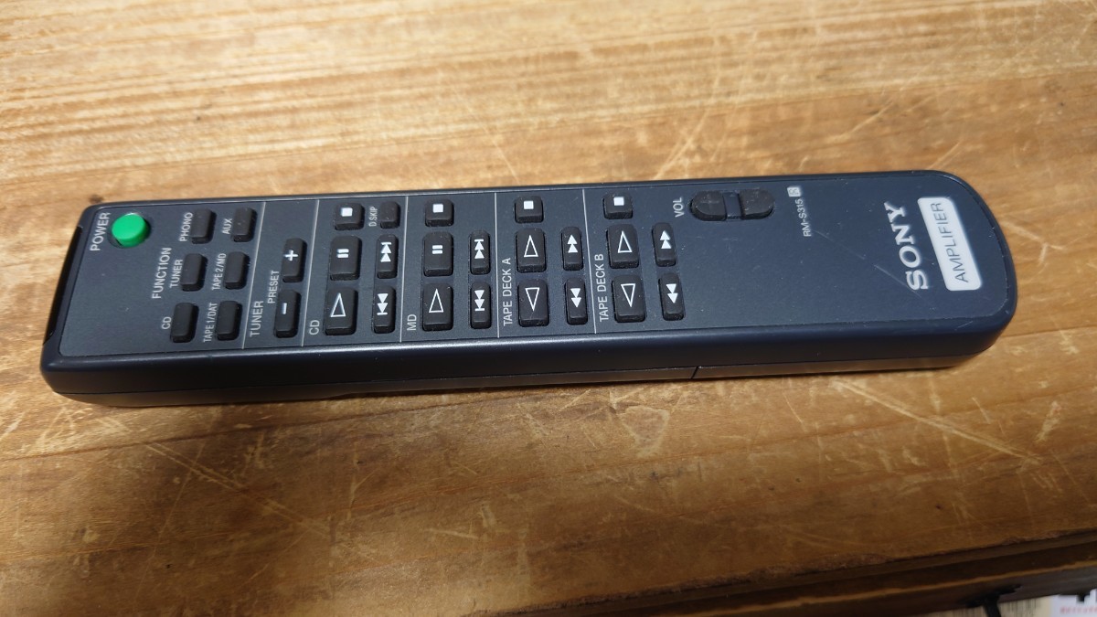 SONY amplifier for remote control RM-S315 Junk 