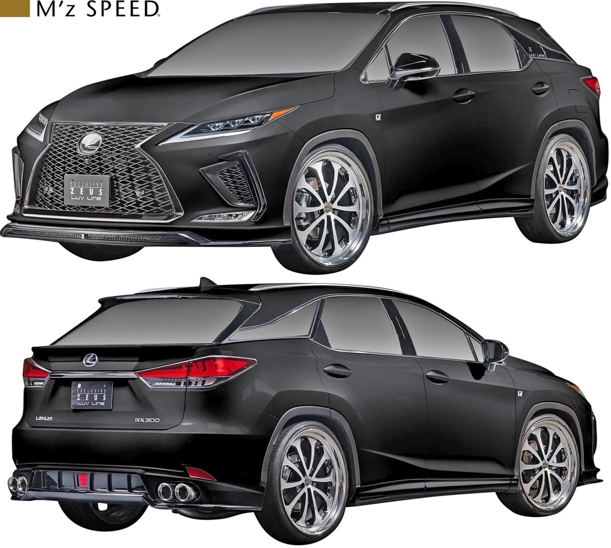 【M’s】LEXUS 後期 20系 RX F SPORT / version L (2019/10-) M'z SPEED サイドステップ LR エムズスピード エアロ パーツ 2332-2112_画像6