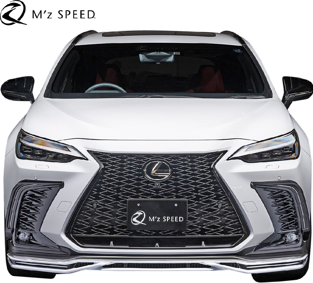 【M's】レクサス 20 NX F-SPORT 前期 (2021/11-) M'z SPEED LUV LINE リアアンダースポイラー エムズスピード エアロ パーツ 2362-3110