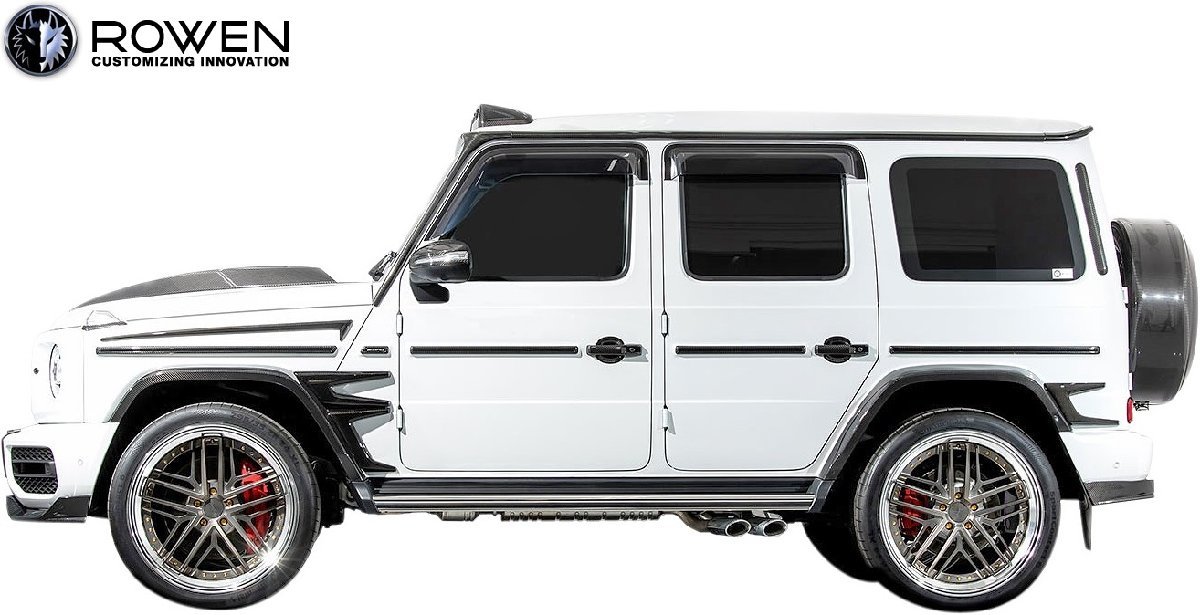 【M’s】 W463A G63 AMG Gクラス (2018.6-) ROWEN サイドステップ 左右 ロェン ロウェン エアロ パーツ 外装 部品 社外 ゲレンデ 1C003J00_画像10