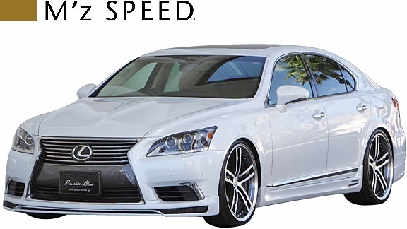 【M's】レクサス LS 40系 後期 LS460/LS600h (2012/10-2017/9) M'z SPEED サイドステップ LR(ショート用) エムズスピード エアロ 6521-2331_画像1