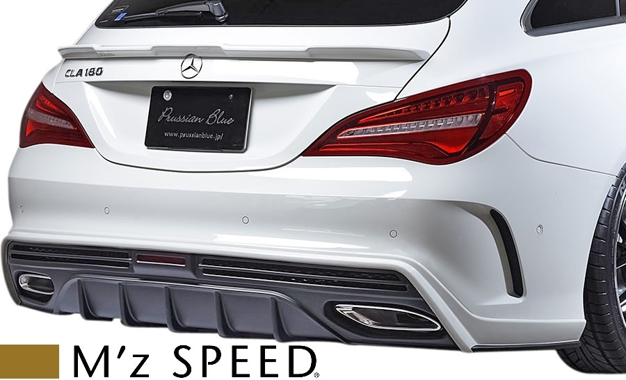 【M's】X117 BENZ CLA シューティングブレイク (2016.8 -) M'z SPEED リヤゲートスポイラー W117 ワゴン エアロ ウイング 6681-5113_画像3