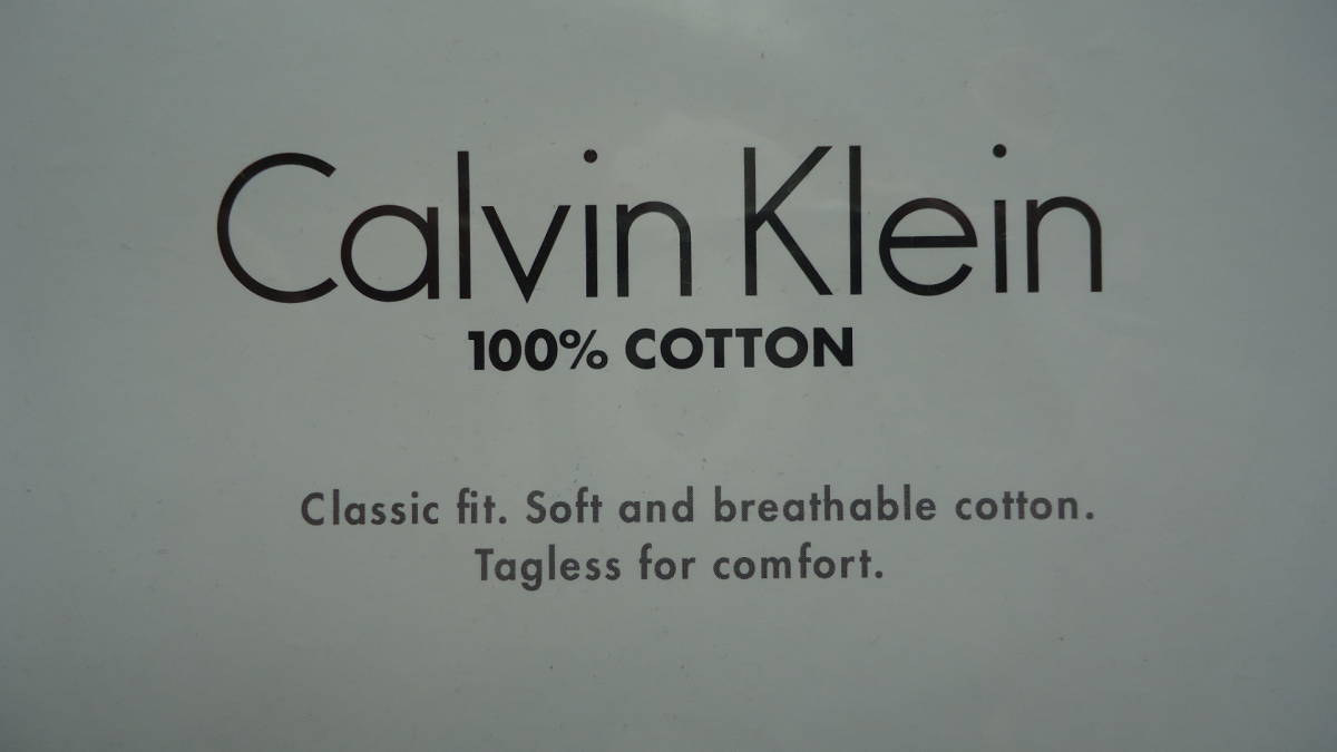 Calvin Klein (U4001) Classic Tee 白 M %off カルバン・クライン 無地 Tシャツ NYC NY CK レターパックライト_画像8