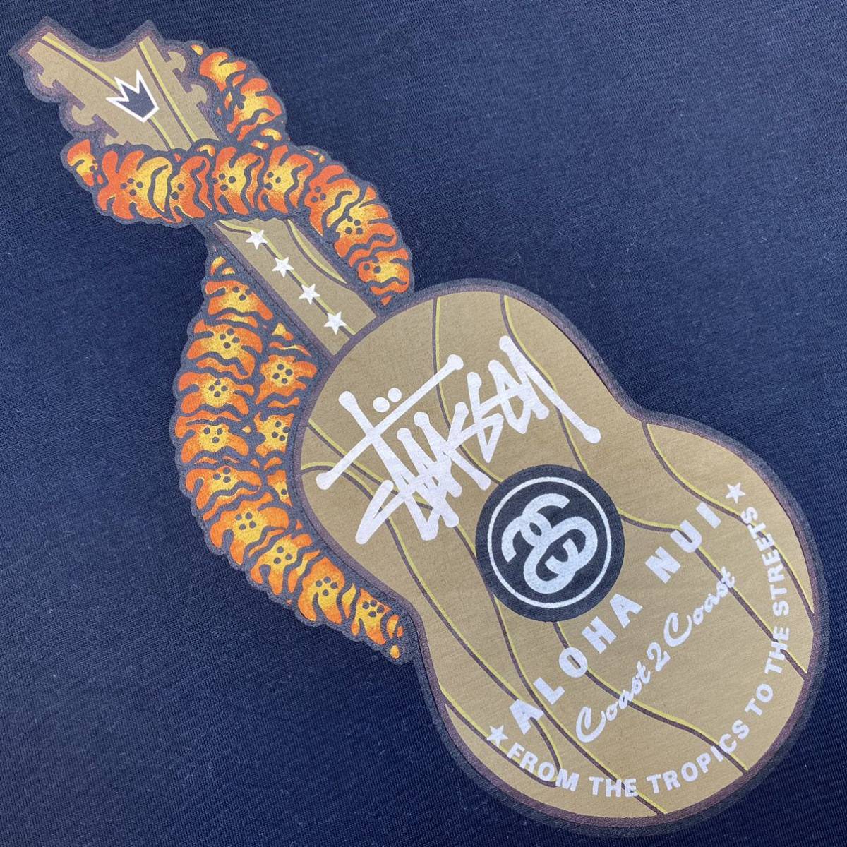 話題の行列 STUSSY ステューシー 紺タグ ネイビー シングルステッチ T