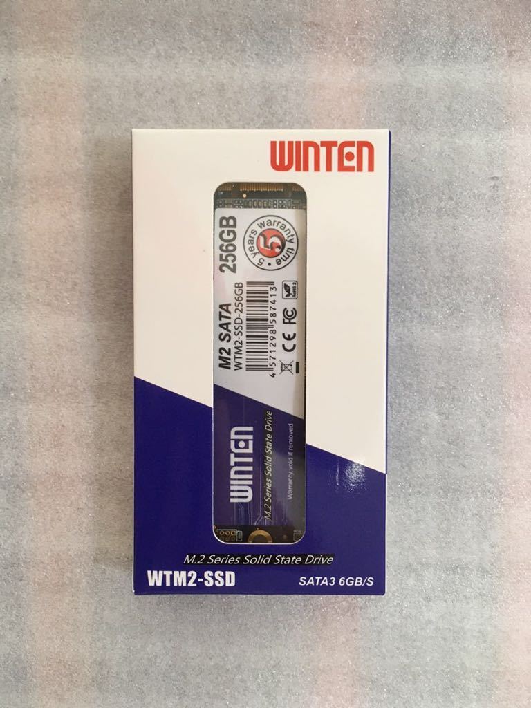 新品☆WTM2-SSD-256GB M.2 2280 SATA 3D NANDフラッシュ搭載日本語