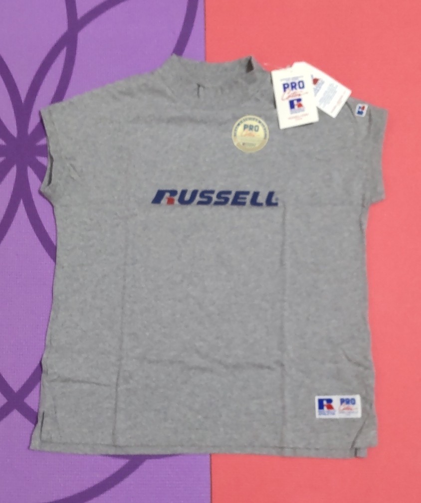 russell　コットンTシャツ レディースMサイズ　グレー　RBL20S1015_画像1