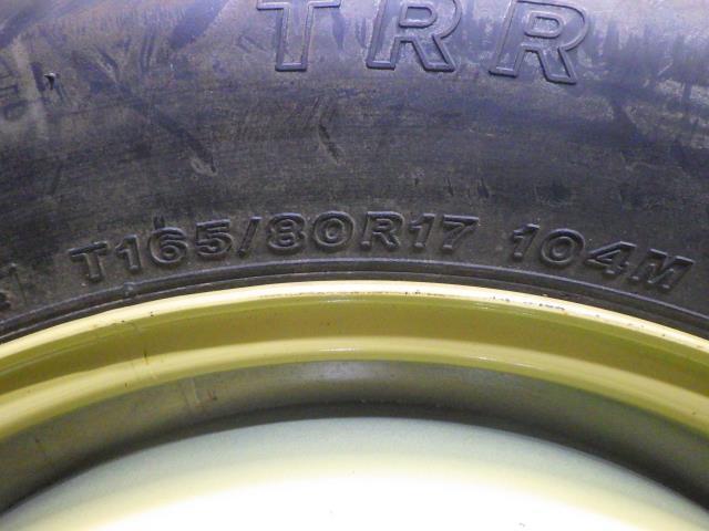 中古 ブリヂストン タイヤホイール スペア T165/80R17 4T 5穴 114.3_画像5