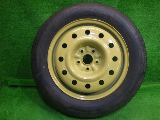 中古 ブリヂストン タイヤホイール スペア T165/80R17 4T 5穴 114.3_画像1