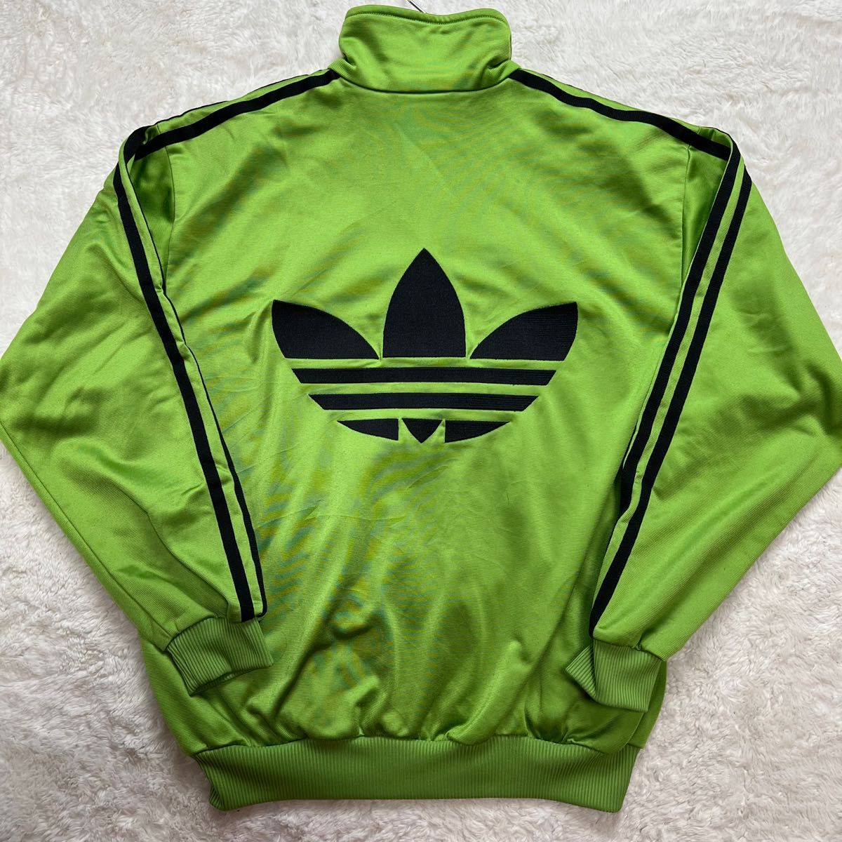 80s adidas トラックジャケット トレフォイル 両目刺繍 メンズ M 80s adidas トラックジャケット トレフォイル 両目刺繍 メンズ M