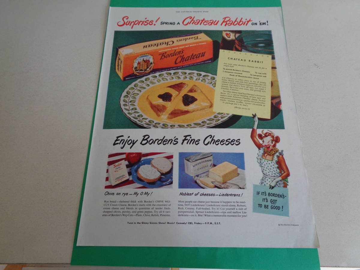  prompt decision advertisement Ad ba Thai Gin gbo-ten cheese character retro package 1940sko Large . scrapbooking 