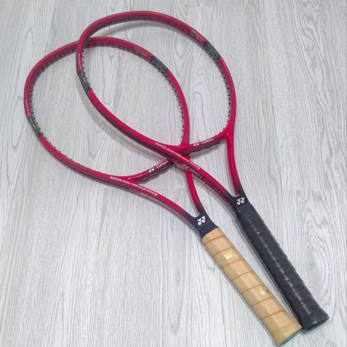 テニスラケット 2本 まとめ売り カバー付き YONEX