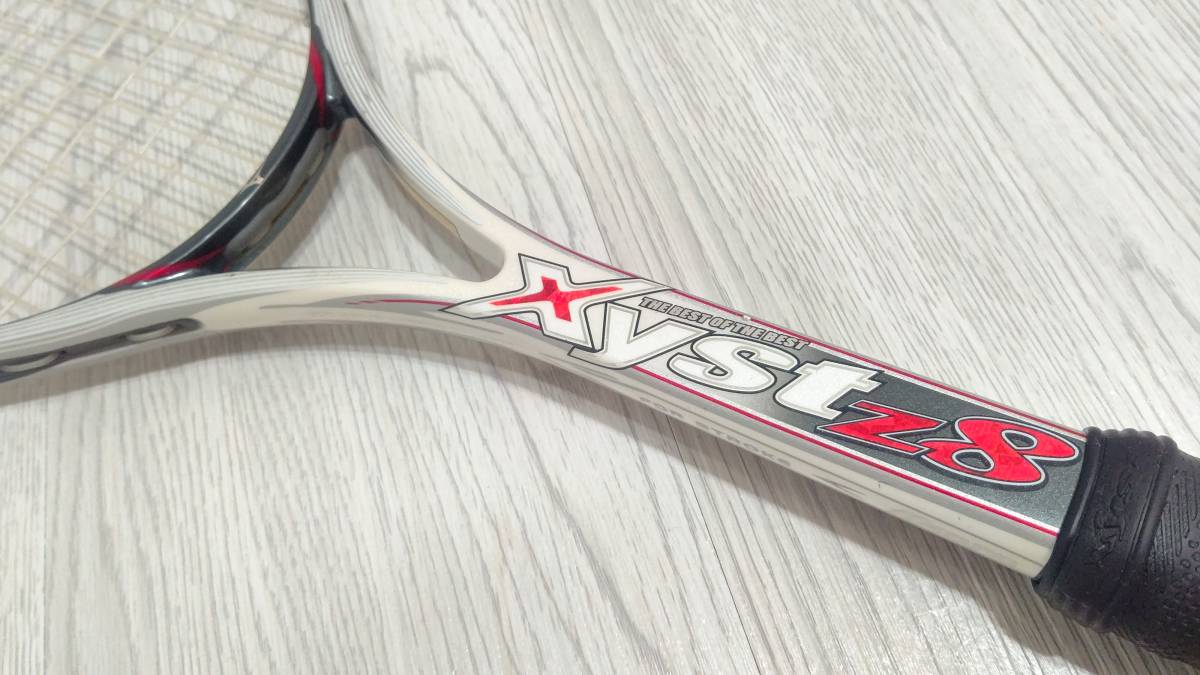 Xyst Z8ji -stroke 0U softball type soft tennis racket used free shipping prompt decision 