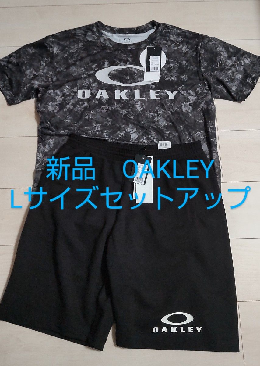 新品 OAKLEYオークリーハーフパンツセットアップ Lサイズ