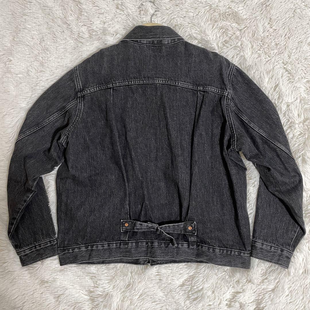 希少 Levi's PREMIUM 1st メンズデニムジャケット 黒 ブラック 希少 Levi's PREMIUM 1st メンズデニムジャケット 黒 ブラック