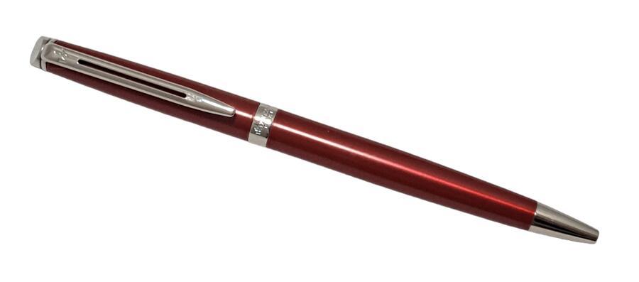 Ballpoint Pen Metropolitan Essential Ball Pen Rouge Silver Waterman [Используется]