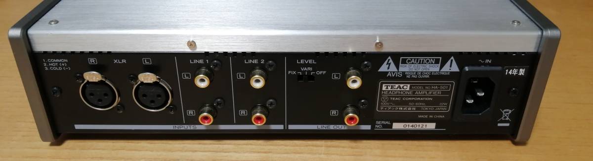 コード ヤフオク! - TEAC Reference 501 ヘッドホンアンプ フルアナ