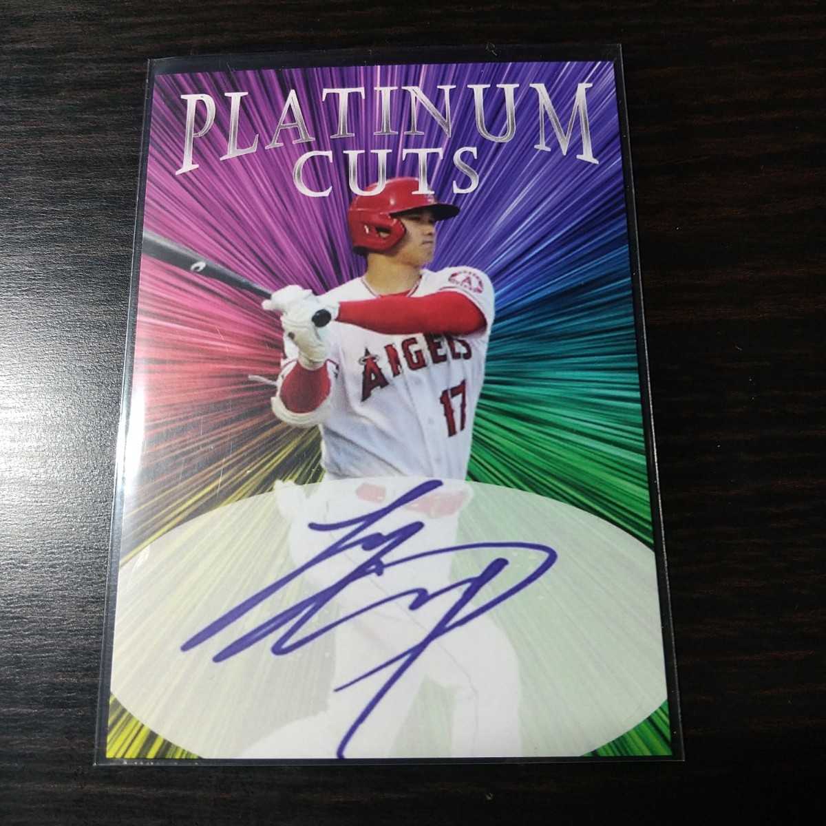 大谷翔平 Platinum Cuts プリントサインカード Limited Edition of