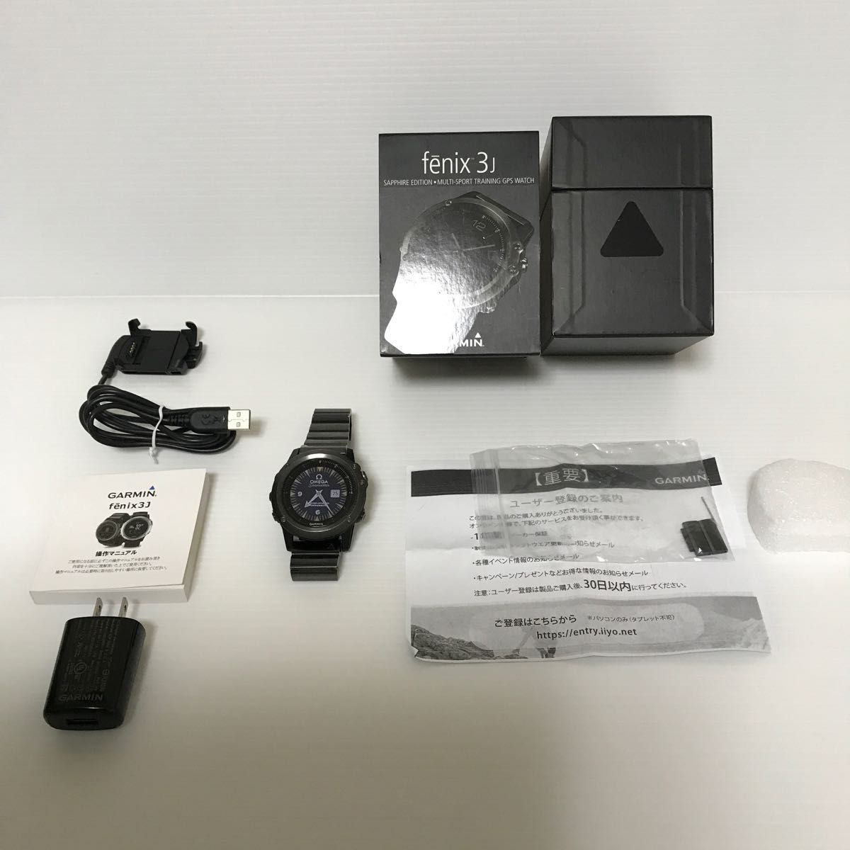 GARMIN(ガーミン) 登山 ランニングGPS fenix3J  SAPPHIRE  フェニックス3Jサファイア【日本正規品】