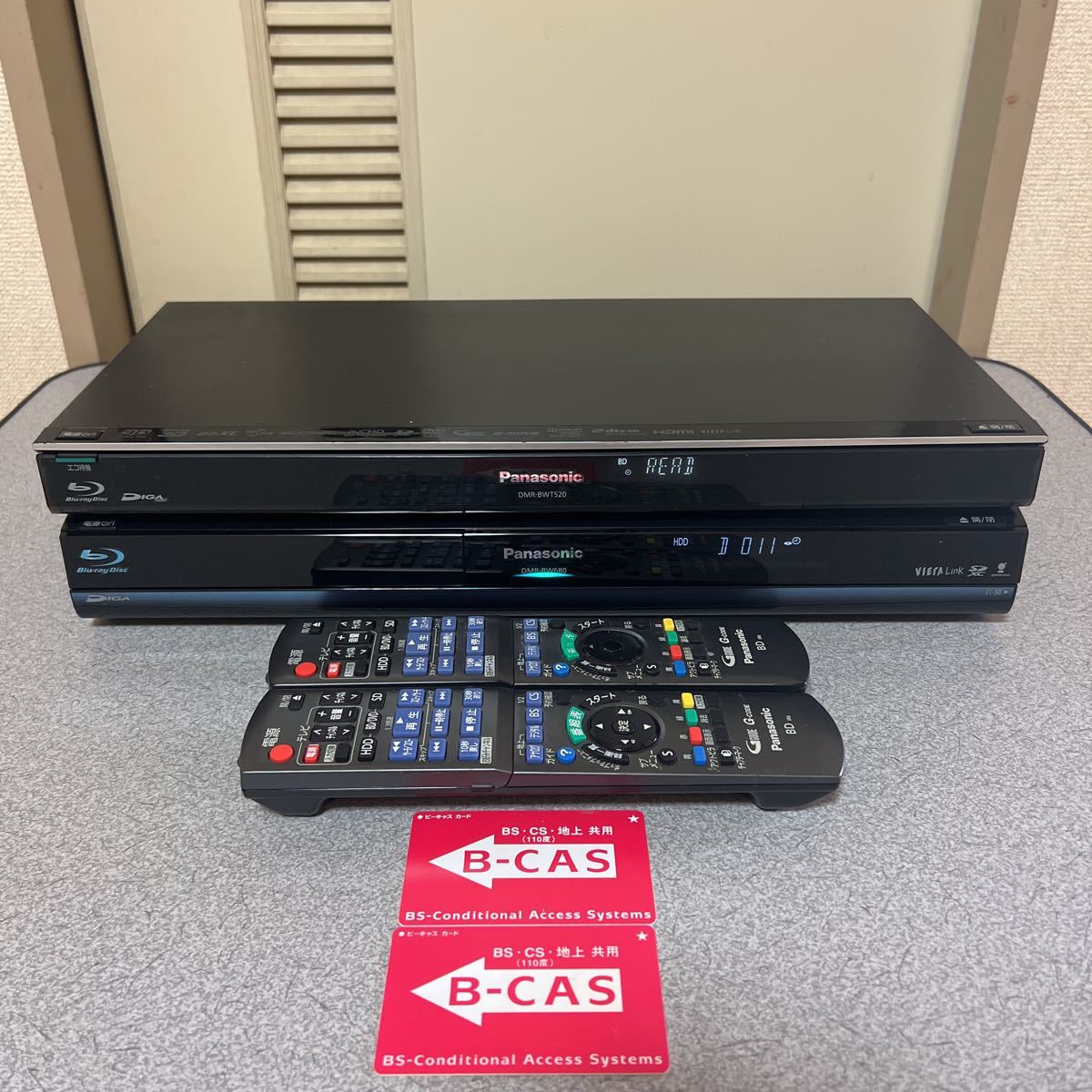 Panasonic DMR-BWT520 / DMR-BW680 ブルーレイディスクレコーダー 2点