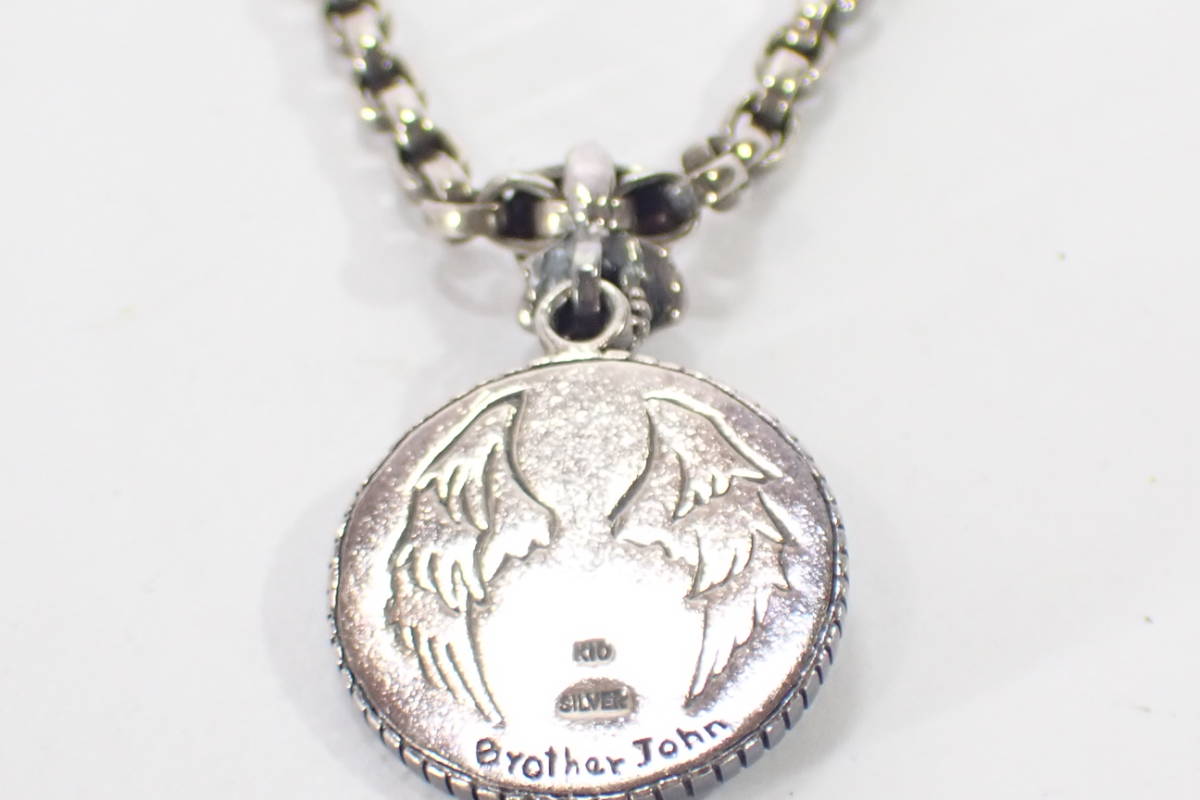 83272 BROTHER JOHN ネックレス K10 10金 10K SILVER シルバー