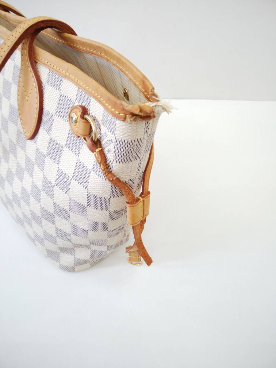 ■ルイヴィトン N51110 アズール ネヴァーフルPM トートバッグ ハンドバッグ LOUIS VUITTON_画像3