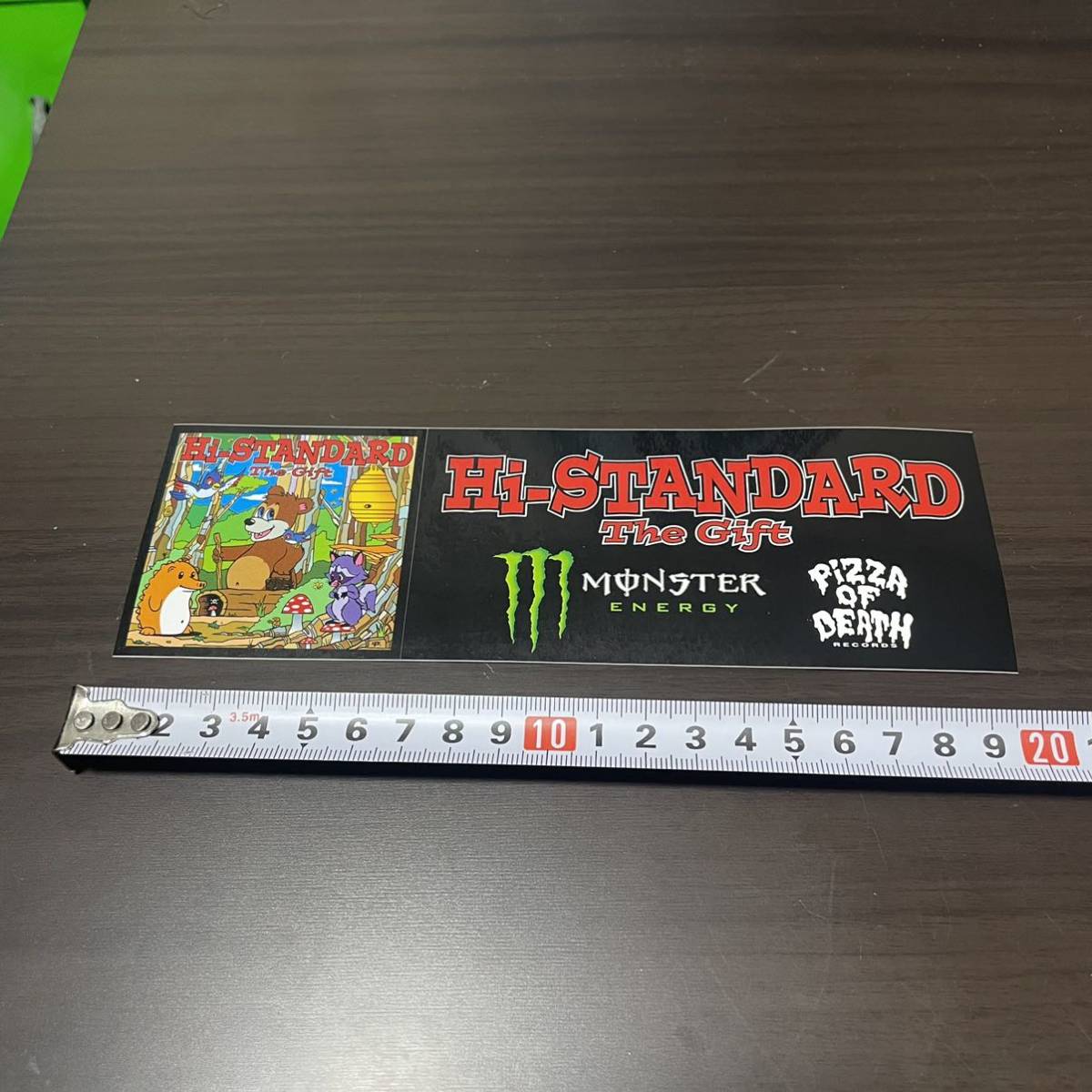 【新品】モンスターエナジー Hi-STANDARD PIZZA OF DEATH ステッカーの画像1