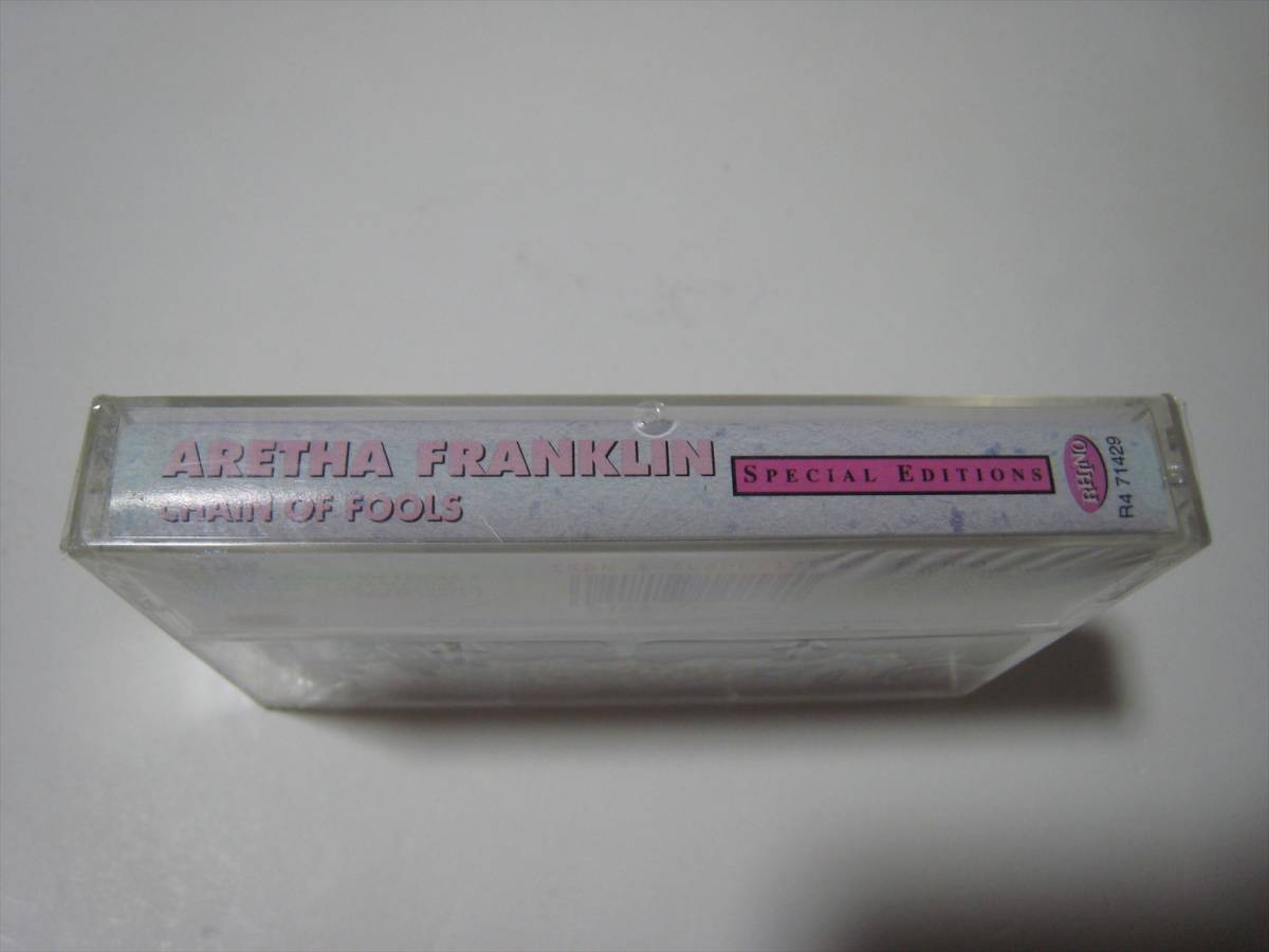 【カセットテープ】 ARETHA FRANKLIN / ★未開封★ CHAIN OF FOOLS US版 アレサ・フランクリン_画像3