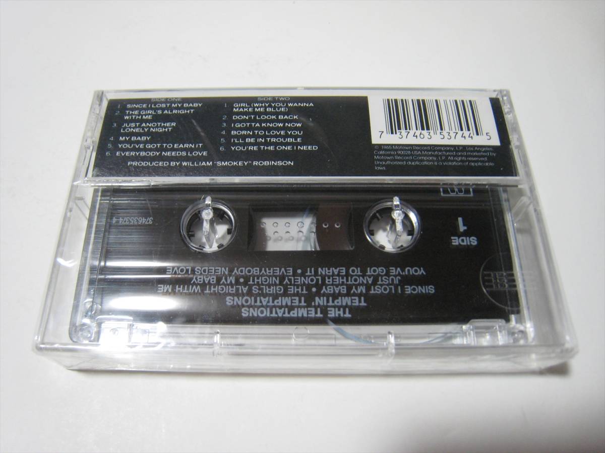 [ cassette tape ] THE TEMPTATIONS / * unopened * THE TEMPTIN\' TEMPTATIONS US version temp te-shonz temp tin* temp te-shonz