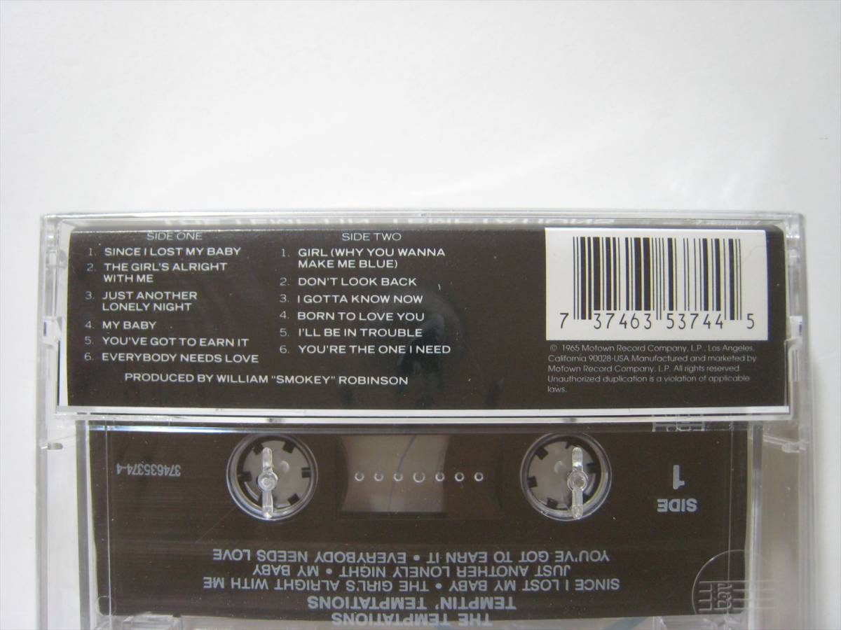 [ cassette tape ] THE TEMPTATIONS / * unopened * THE TEMPTIN\' TEMPTATIONS US version temp te-shonz temp tin* temp te-shonz