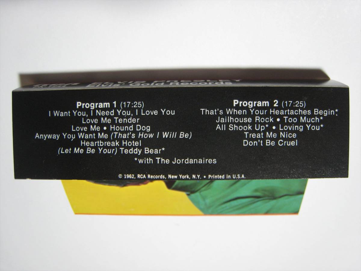 【カセットテープ】 ELVIS PRESLEY / ELVIS' GOLD RECORDS US版 エルヴィス・プレスリー エルヴィスのゴールデン・レコード第１集_画像5