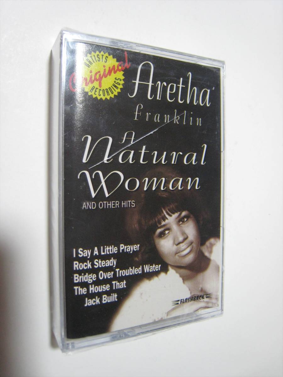 【カセットテープ】 ARETHA FRANKLIN / ★未開封★ A NATURAL WOMAN AND OTHER HITS US版 アレサ・フランクリン_画像1