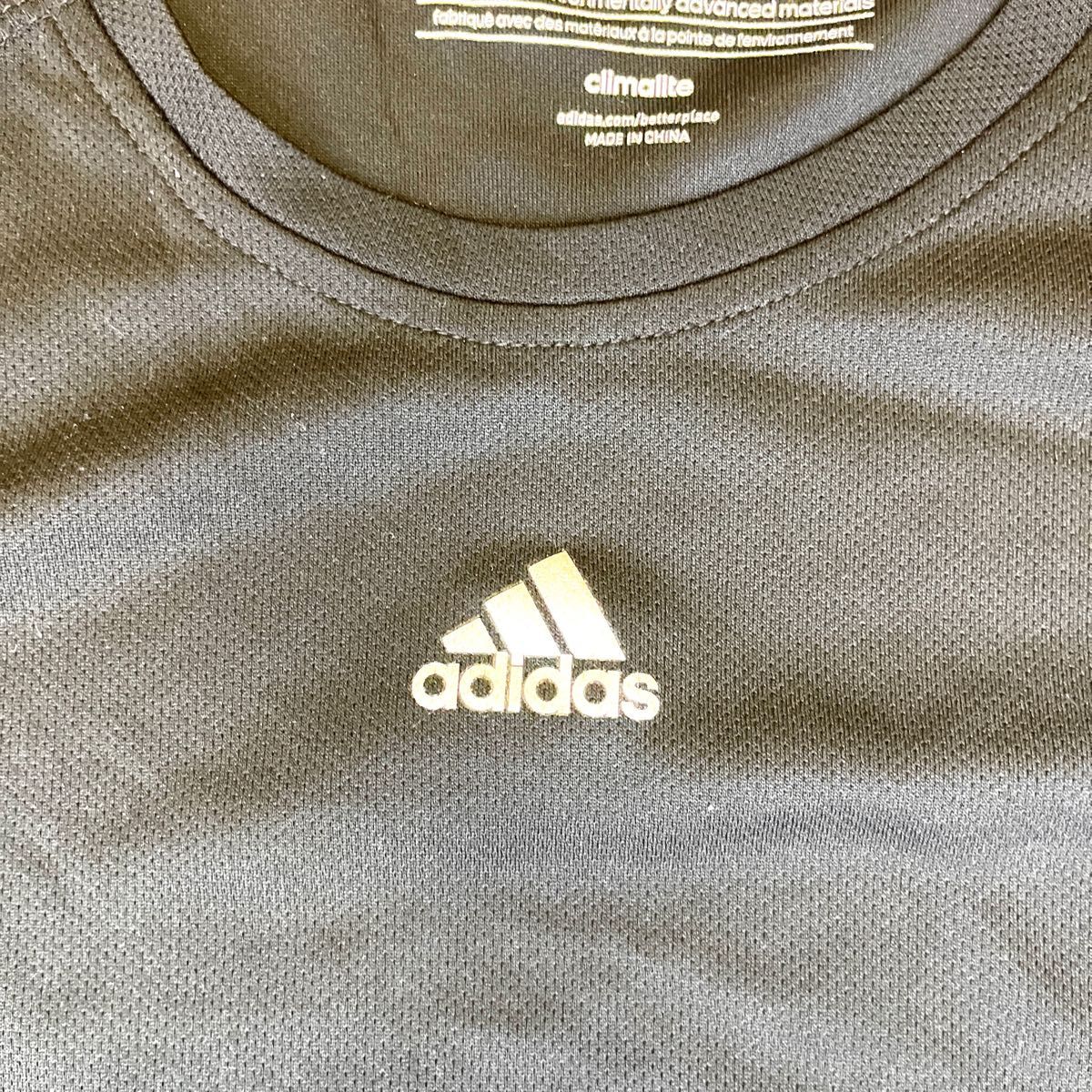 【adidas】アディダス　ランニング　Tシャツ(L)