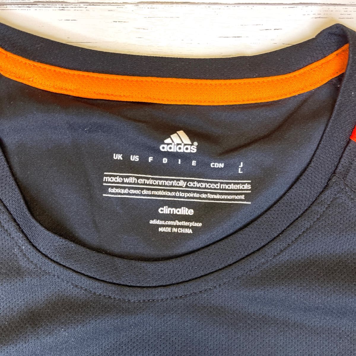 【adidas】アディダス　ランニング　Tシャツ(L)