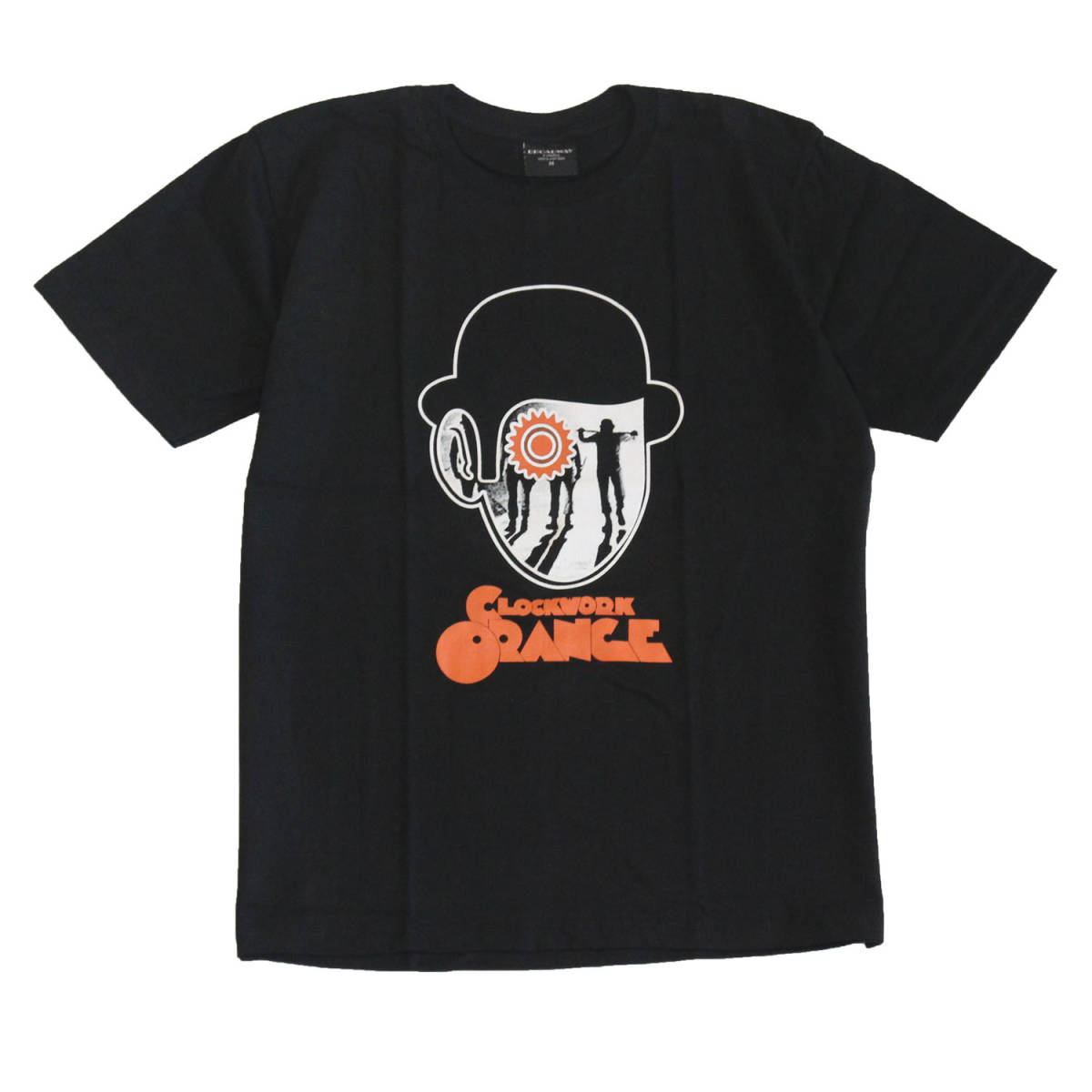 時計仕掛けのオレンジ 映画Tシャツ 名作 ストリート系 人気 デザインTシャツ おもしろTシャツ メンズ 半袖 ★tsr0706-blk-xl_画像1