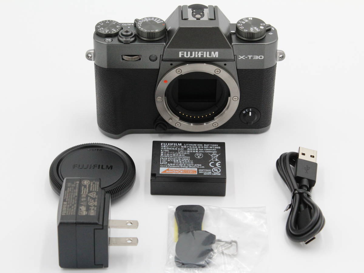 休日限定 ☆ショット数3640枚 美品☆ FUJIFILM X-T30-CS チャコール