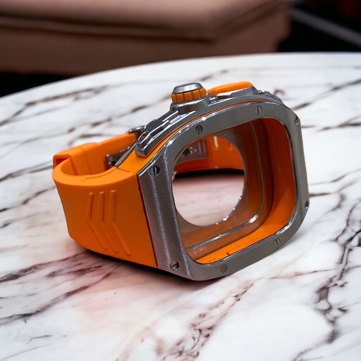憧れの 49mm 銀 apple watch ultra ダイバーカスタム セット