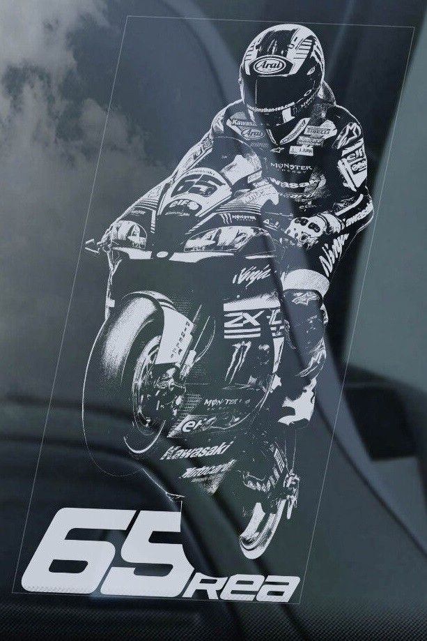 ◆ジョナサン・レイ / ジョナサン レイ 外張り カーステッカー 22×10cm レーサー スーパーバイク世界選手権チャンピオン