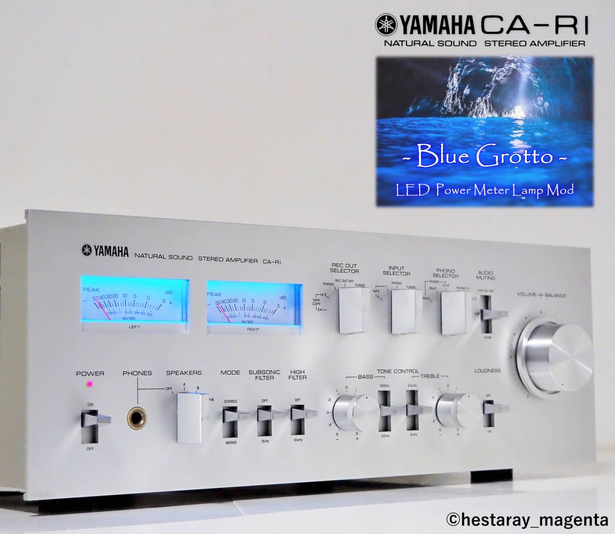 ☆ 【整備・レストア済、美品】 YAMAHA CA-R1 ヤマハ プリメインアンプ