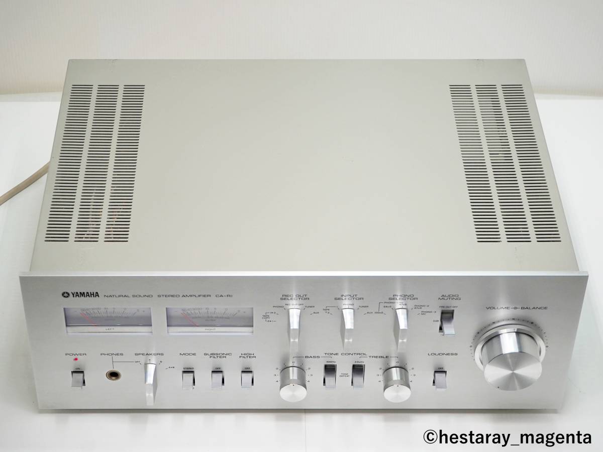 ☆ 【整備・レストア済、美品】 YAMAHA CA-R1 ヤマハ プリメイン ☆ 【整備・レストア済、美品】 YAMAHA CA-R1 ヤマハ プリメイン