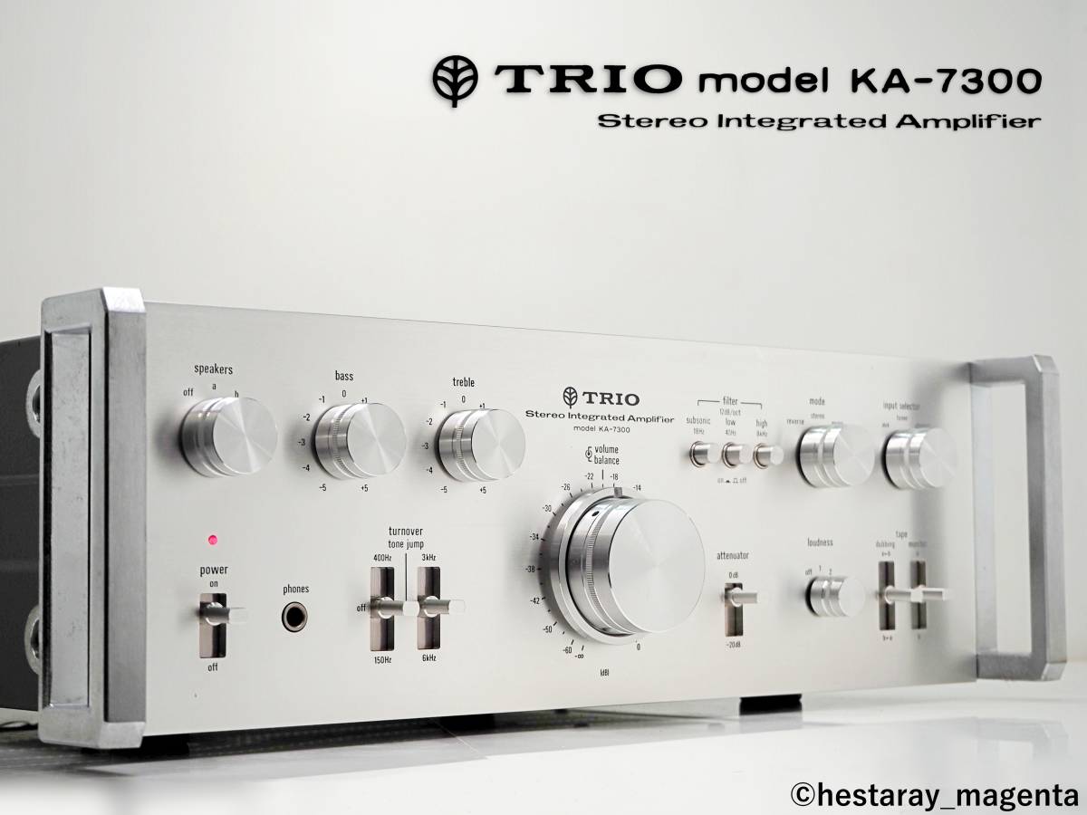 ☆ 【名機！ 整備・レストア済、準美品】 TRIO KA-7300 トリオ