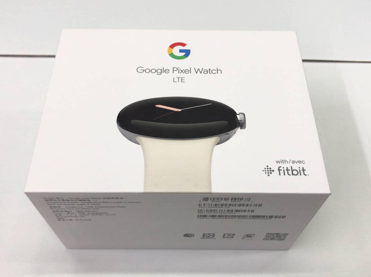 未開封 Google Pixel Watch LTEモデル Polished Silver/Chalk GA04309