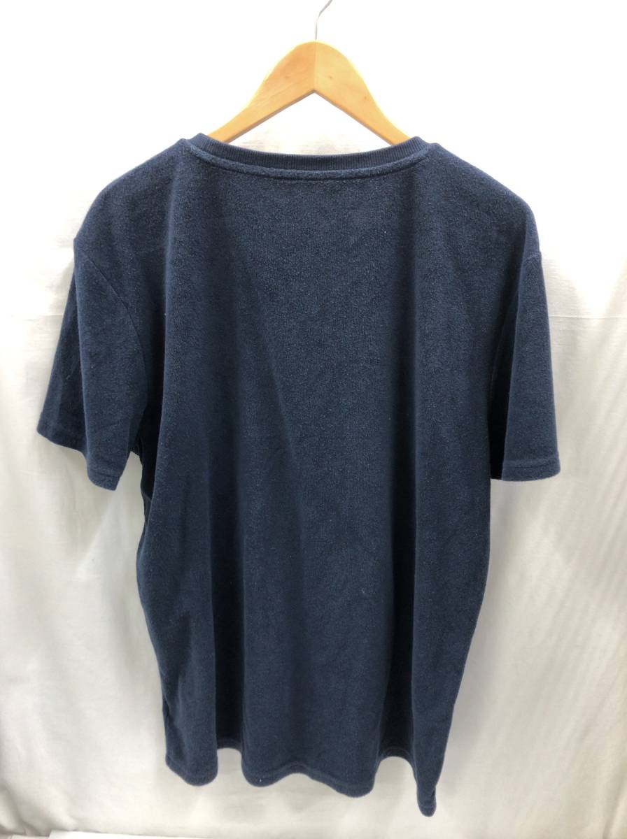 TOMMY HILFIGER 半袖 Tシャツ パイル生地 メンズ XL ネイビー トミーヒルフィガー 23072003_画像2