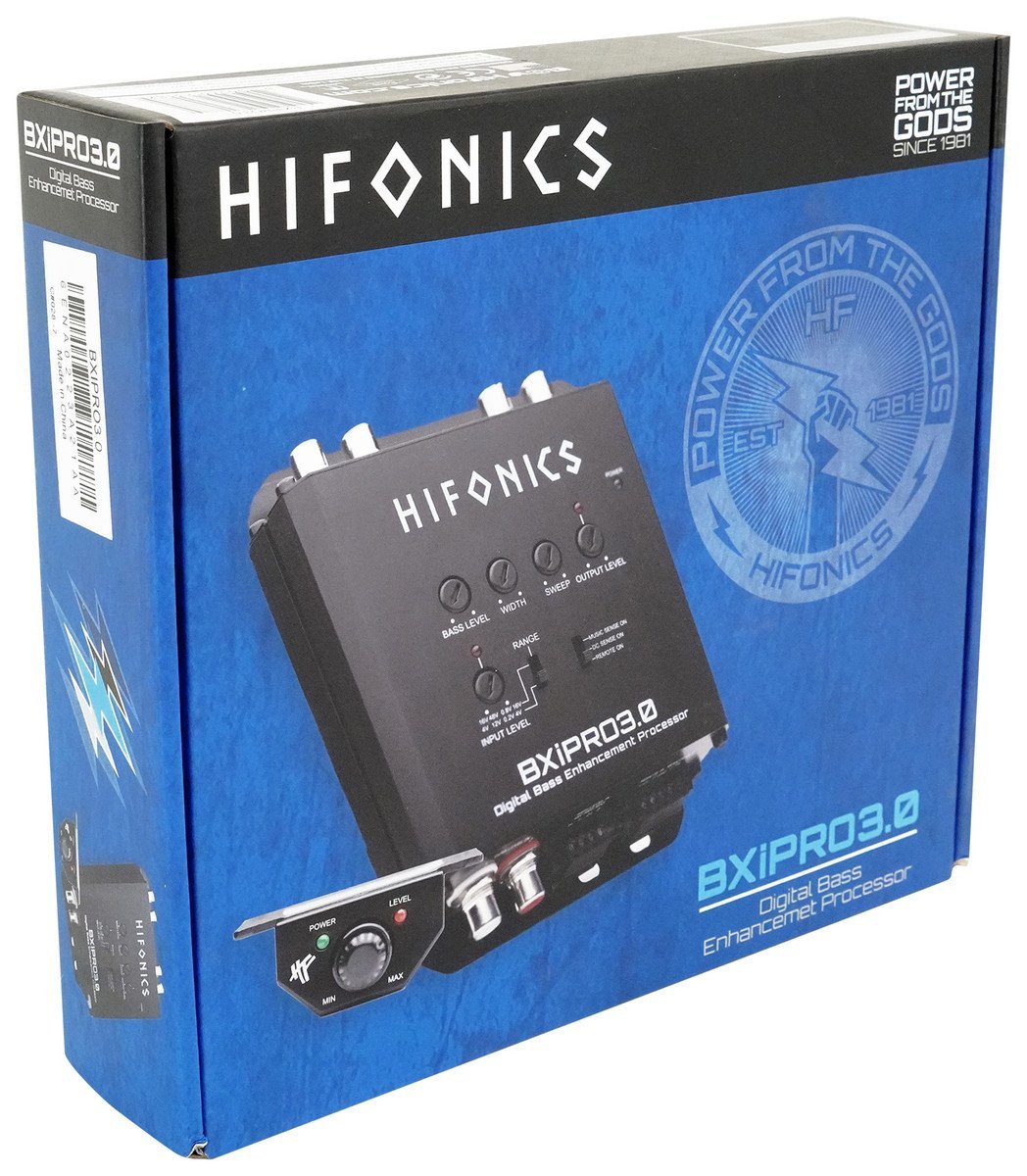 ■USA Audio■ハイフォニックス HIFONICS BXiPRO3.0 バス(低音）強化デジタルプロセッサー●ダッシュ・マウント・コントローラー付●税込_画像8
