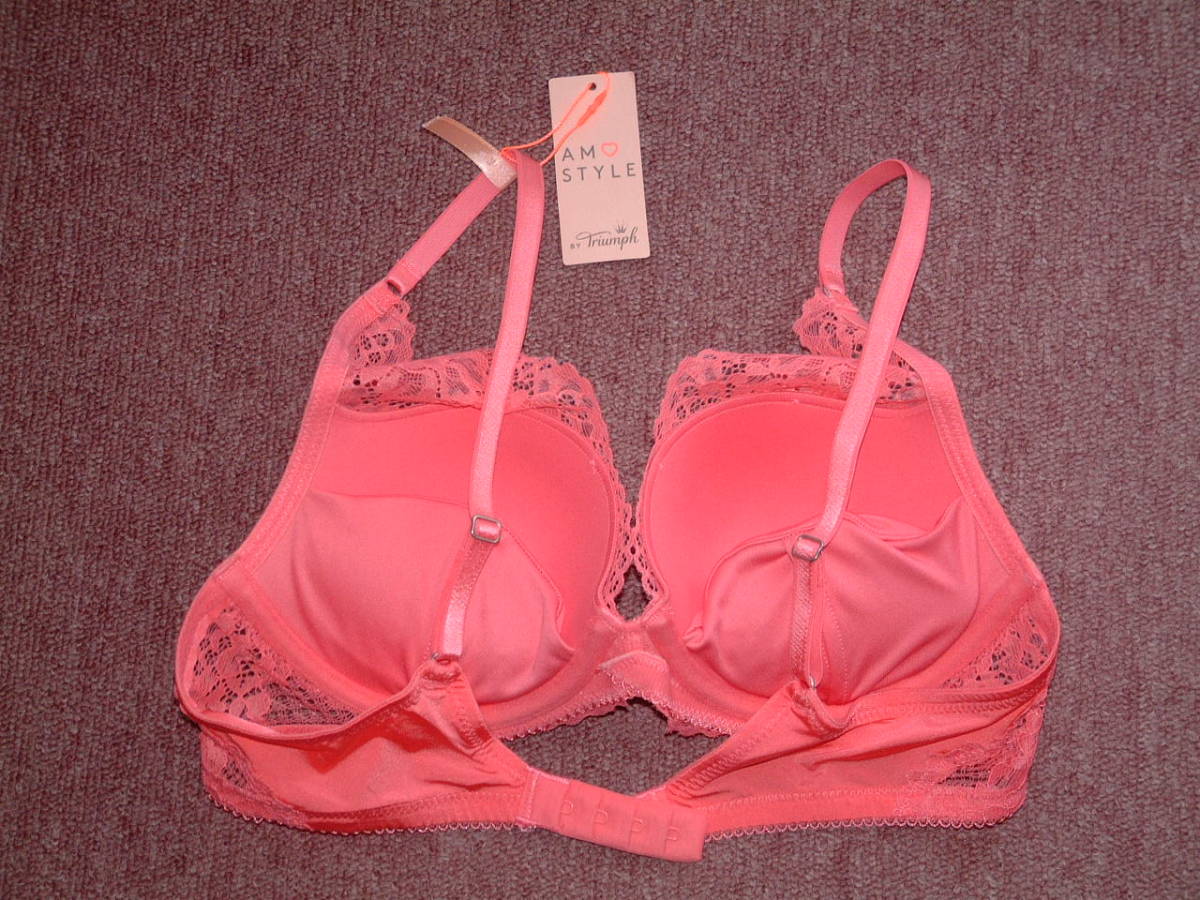 ★送料込★ B75 トリンプ シグネチャーレース Amo Hope Bra ブラジャー Triumph AMO’S STYLE AMSTGL0049 チェリー_画像6