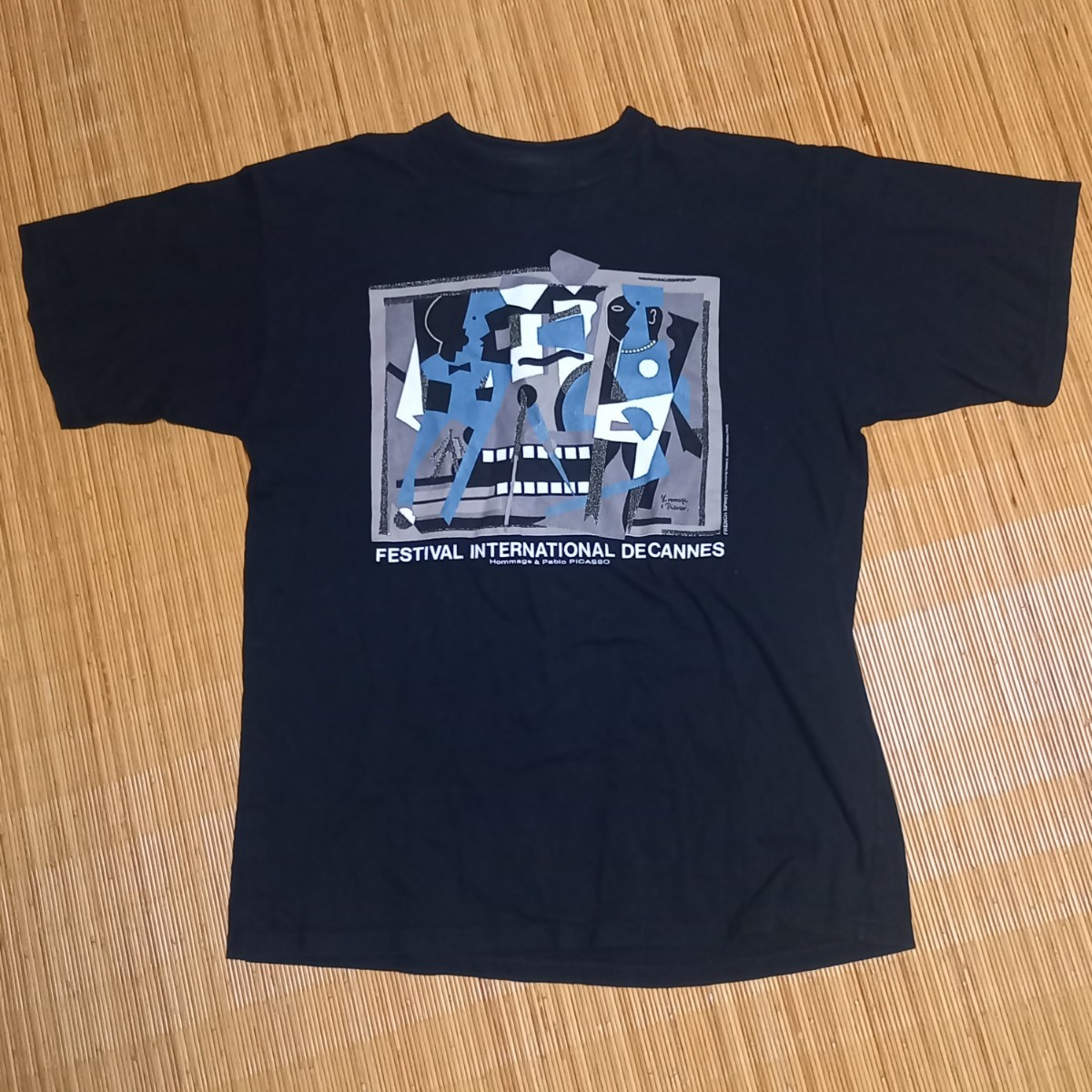 お気に入り】 90s パブロ・ピカソ ビンテージ Lサイズ アートT Tシャツ