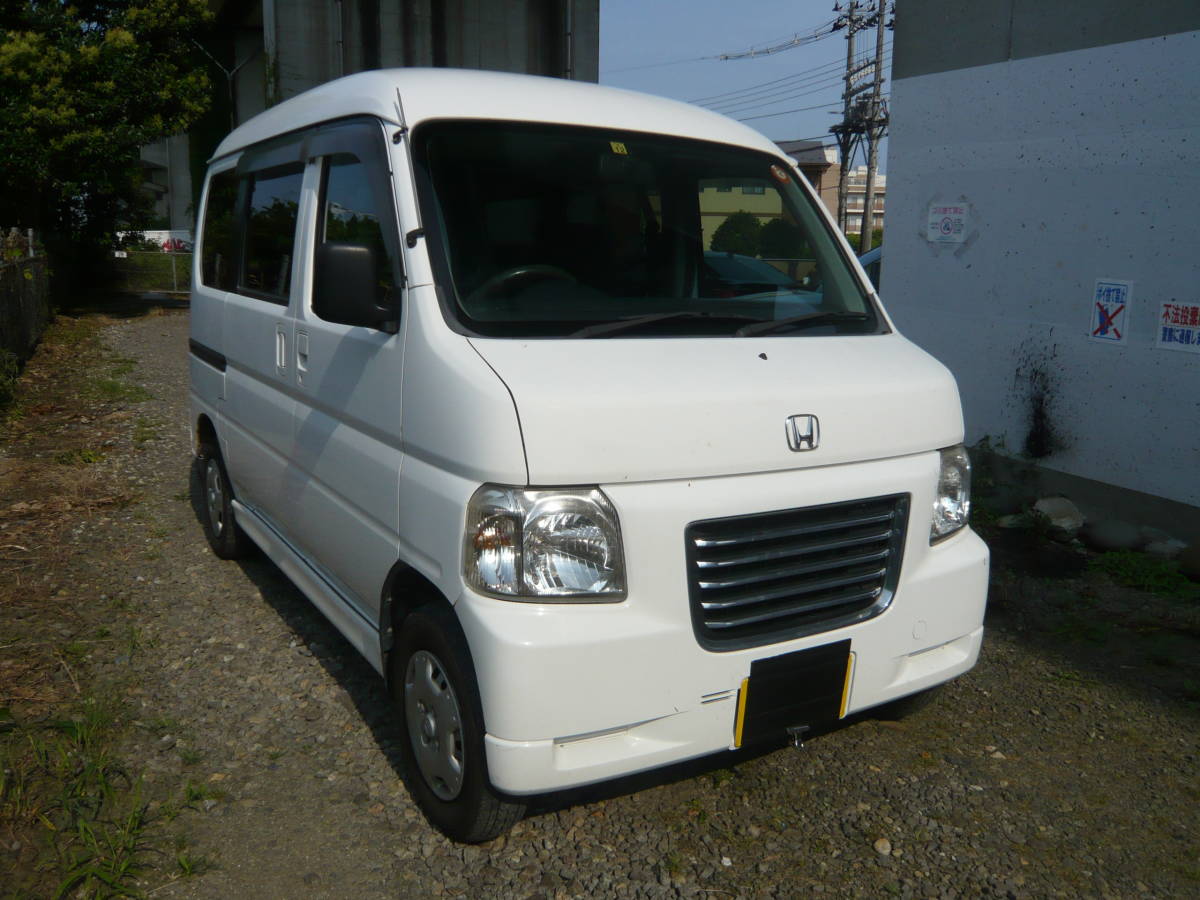 □H17 HJ2 格安 バモス ホビオ M フルタイム4WD/4速AT 車検少し有りで