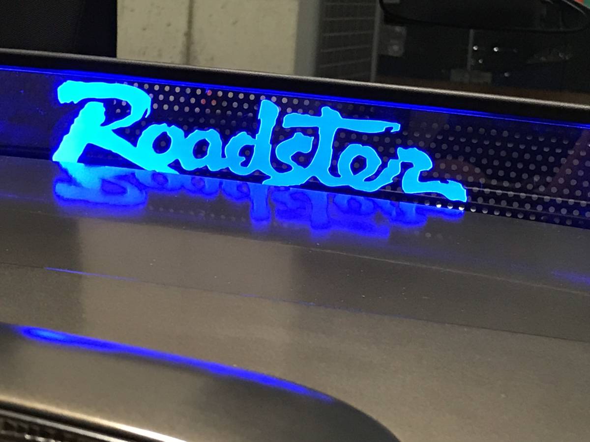 Valkyrie style ロードスターNC専用 NCECウィンドディフレクター バージョンS Roadster 文字 LEDブルー リモコン付き………_画像2