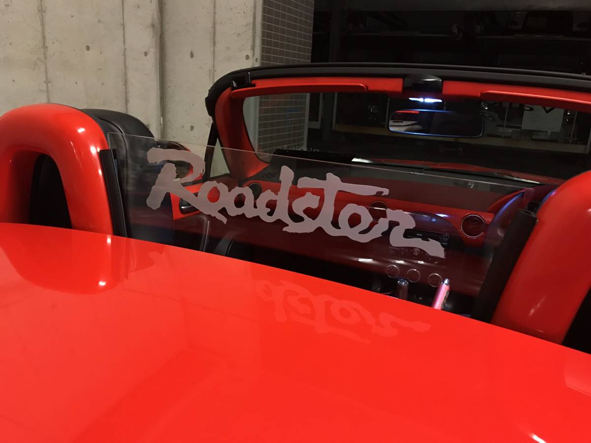 Valkyrie style ロードスターNC専用 ウィンドディフレクター NCEC バージョンL Roadster 文字 LEDレッド リモコン付き,……………_画像3