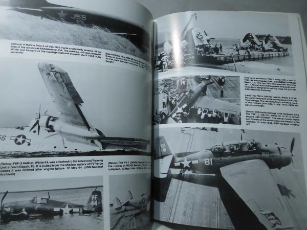 洋書 アメリカ海軍機破損機 写真集 BENT & BATTERED WINGS USN/USMC DAMAGED AIRCRAFT 1943-1953squadron/signal publications発行[1]B0777_画像4